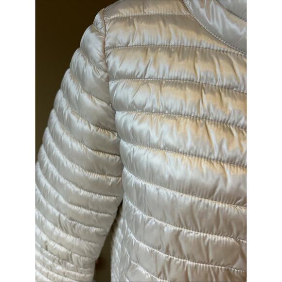 Save The Duck Ultra light Puffer Jacket Plumtech Champagne Zip NEW M pockets - Picture 4 of 16